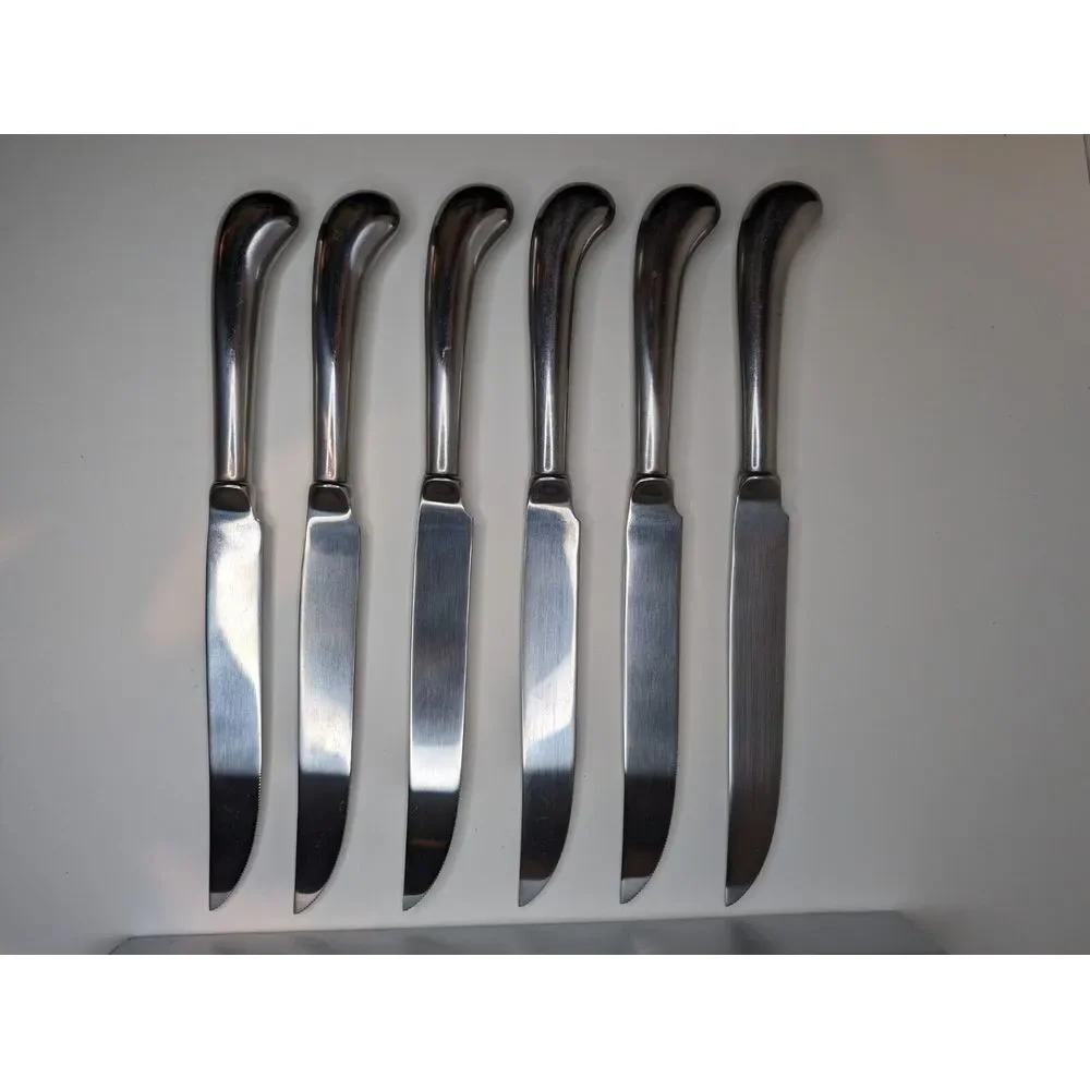 Oxford Hall Silversmiths Set‎ Of 6 Stainless Steel Japan Knifes